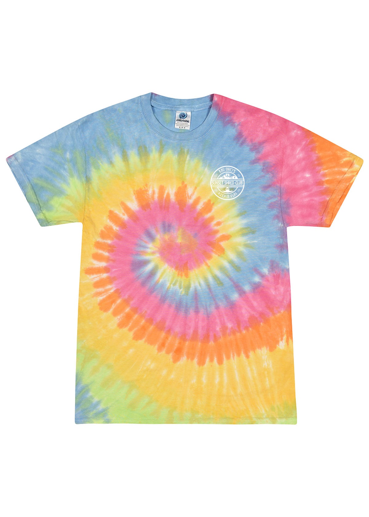 Kids Sunset Shred Club Tee (Tie-Dye)